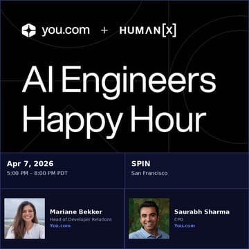 Cover Image for AI Engineers Happy Hour at Spin 🏓 during HumanX