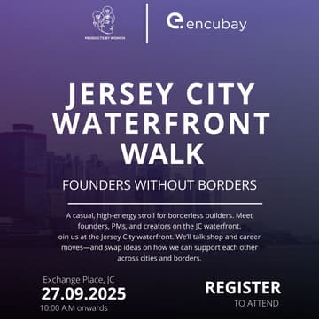 Cover Image for Jersey City Waterfront Walk: Tech, Product & Founders Without Borders