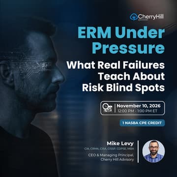 Cover Image for ERM Under Pressure: What Real Failures Teach About Risk Blind Spots