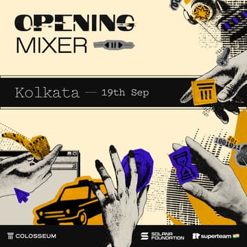 Cover Image for Superteam Cypherpunk Opening Mixer, Kolkata