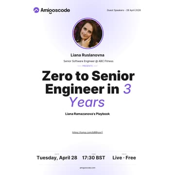 Cover Image for Zero to Senior Engineer in 3 Years
