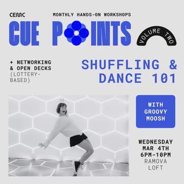 Cover Image for Cue Points Vol. Two: Shuffling 101 + Open Decks