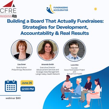 Cover Image for Building a Board That Actually Fundraises: Strategies for Development, Accountability & Real Results [Fundraising Accelerator]