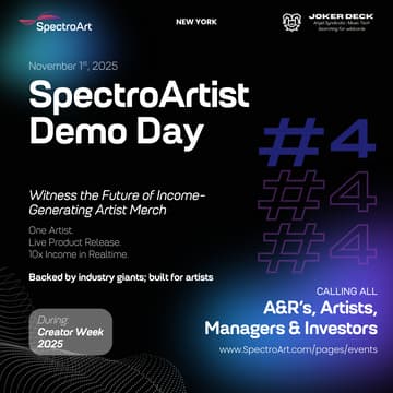 Cover Image for [NYC] SpectroArtist Demo Day #4 | Presented by SpectroArt & Joker Deck