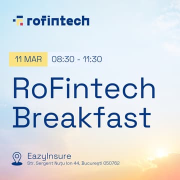 Cover Image for RoFintech Breakfast | Hosted by Eazy Insure