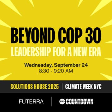 Cover Image for Beyond COP 30: Leadership for a new era