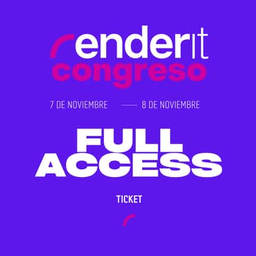 Cover Image for Early Bird / Full Access -  Workshop + Meet & Grill Mty + Renderit Congreso