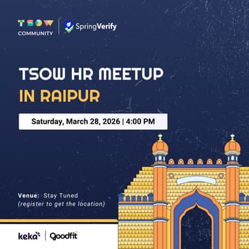 Cover Image for TSOW HR Meetup in Raipur