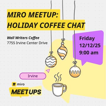 Cover Image for Miro Meetup: Holiday Coffee Chat