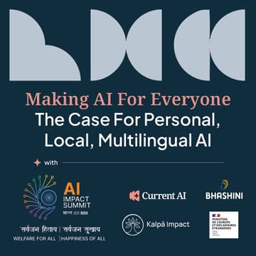 Cover Image for Making AI for everyone: The case for personal, local, multilingual AI