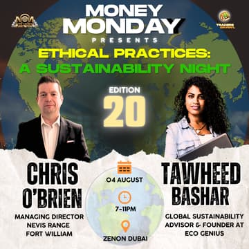 Cover Image for Money Monday Dubai #20 - SUSTAINABILITY NIGHT