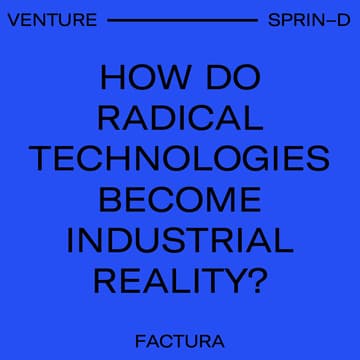 Cover Image for How do radical technologies become industrial reality?