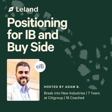 Cover Image for Positioning for IB and Buy Side