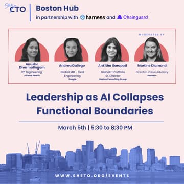 Cover Image for SheTO Boston Hub Event