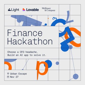 Cover Image for Light x Lovable x McKinsey Finance Hackathon