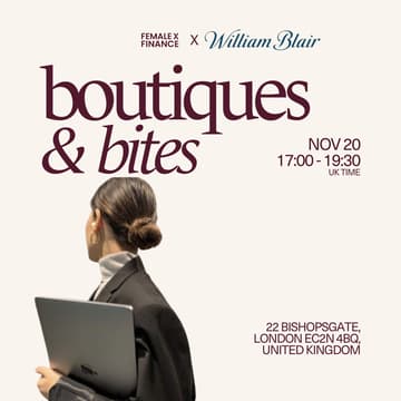 Cover Image for Female x Finance x William Blair