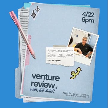 Cover Image for Venture Revision With Bill Aulet
