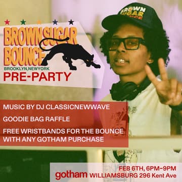 Cover Image for Brown Sugar Bounce Pre-Party at Gotham Williamsburg
