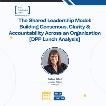 Cover Image for The Shared Leadership Model: Building Consensus, Clarity & Accountability Across an Organization [DPP Lunch Analysis]