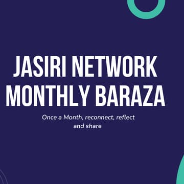 Cover Image for Jasiri Network Monthly Baraza - 30 Sept (Virtual)