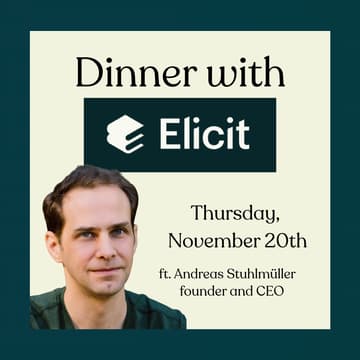 Cover Image for Mox Members' Dinner with Elicit!