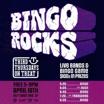 Cover Image for Bingo Rocks: Third Thursdays on Treat