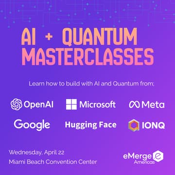 Cover Image for AI + Quantum MasterClasses by eMerge Americas