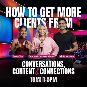 Cover Image for How to Get More Clients From Conversations, Content & Connections