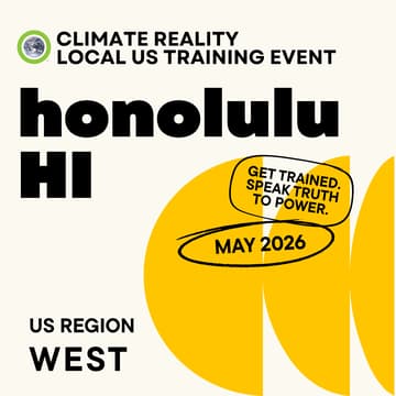 Cover Image for Honolulu, HI - Climate Reality Local Training Event
