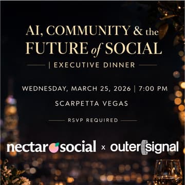 Cover Image for AI, Community & the Future of Social | Executive Dinner