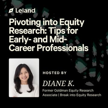 Cover Image for Pivoting into Equity Research: Tips for Early- and Mid-Career Professionals