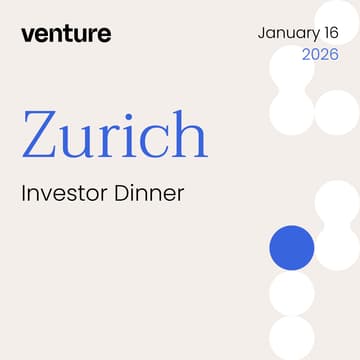Cover Image for VENTURE Investor Dinner Zurich
