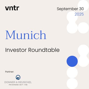 Cover Image for VNTR Investor Roundtable Munich