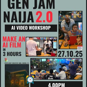 Cover Image for GenJam in Lagos: Make an AI Film in 3 Hrs!