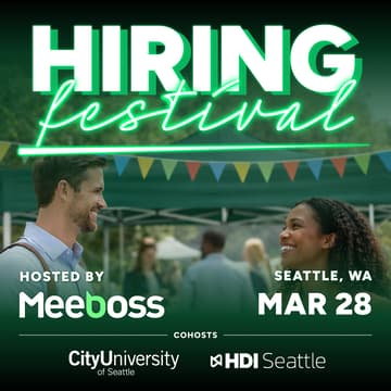 Cover Image for Seattle Hiring Fair – Brought To You By City U, Seattle HDI, & MeeBoss