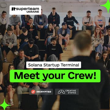 Cover Image for Meet your Crew | Solana Startup Terminal