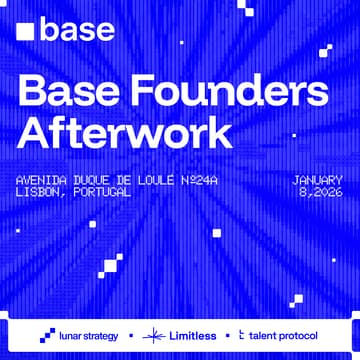 Cover Image for Base Founders Afterwork – Lisbon