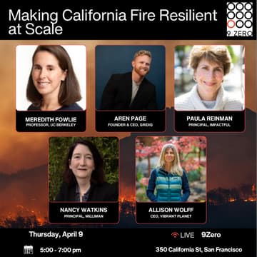 Cover Image for Making California More Fire Resilient at Scale: De-Risking the Grid, Land, and Capital