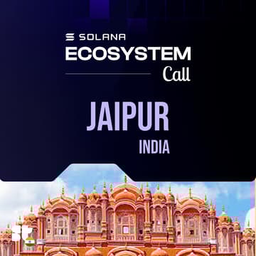 Cover Image for Solana Ecosystem Call IRL - Jaipur, India