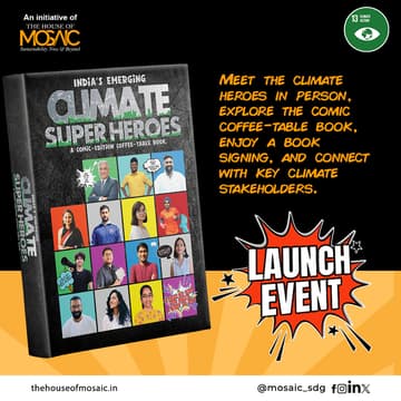 Cover Image for Book Launch: India's Emerging Climate Superheroes—A comic-edition coffee table book!