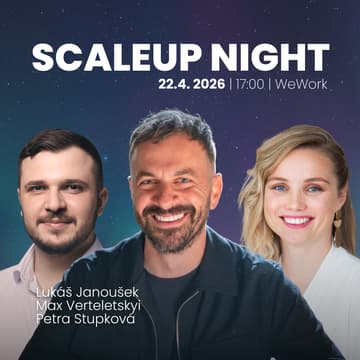 Cover Image for Scaleup Night #5: 1) Merger, co málem zabil Campiri, 2) Growth story Spaceti 3) AI právo