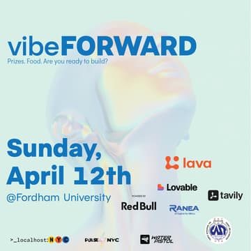 Cover Image for Vibe FORWARD at Fordham Gabelli School of Business - Powered by Lovable x Tavily