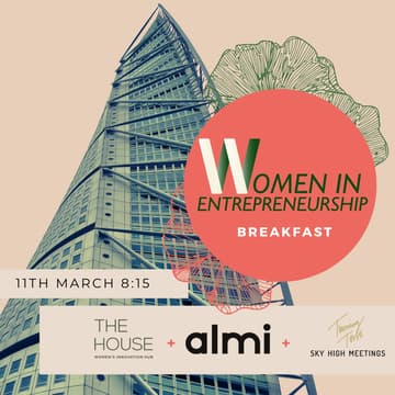 Cover Image for Women in Entrepreneurship Breakfast Series - At the Top of Turning Torso!