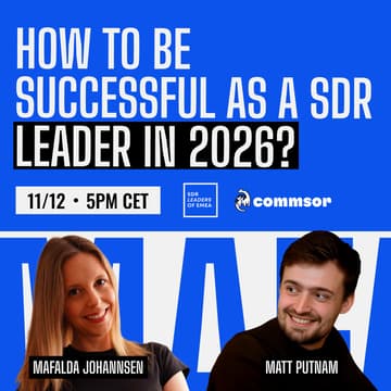 Cover Image for How to be successful as a SDR leader in 2026?