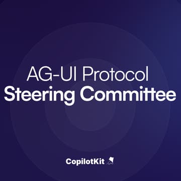 Cover Image for AG-UI Bi-Weekly Steering Committee
