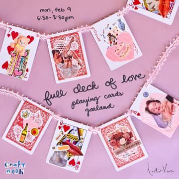 Cover Image for full deck of love: playing cards garland