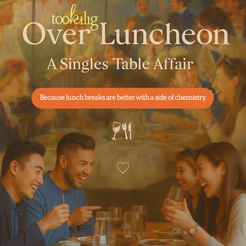 Cover Image for Over Luncheon: A Singles Table Affair