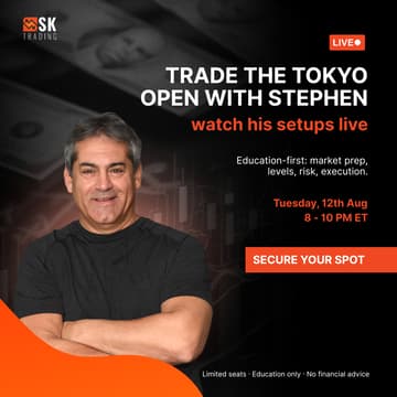 Cover Image for Live Tokyo Trading Session with Stephen