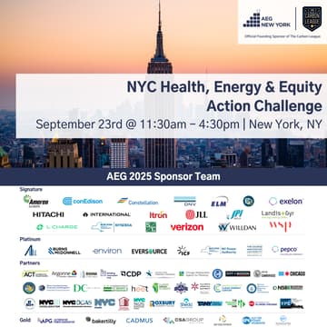 Cover Image for AEG NYC Health, Energy & Equity Action Challenge @ Climate Week NYC