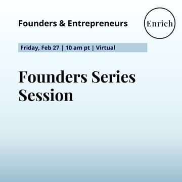 Cover Image for Founders Series Session